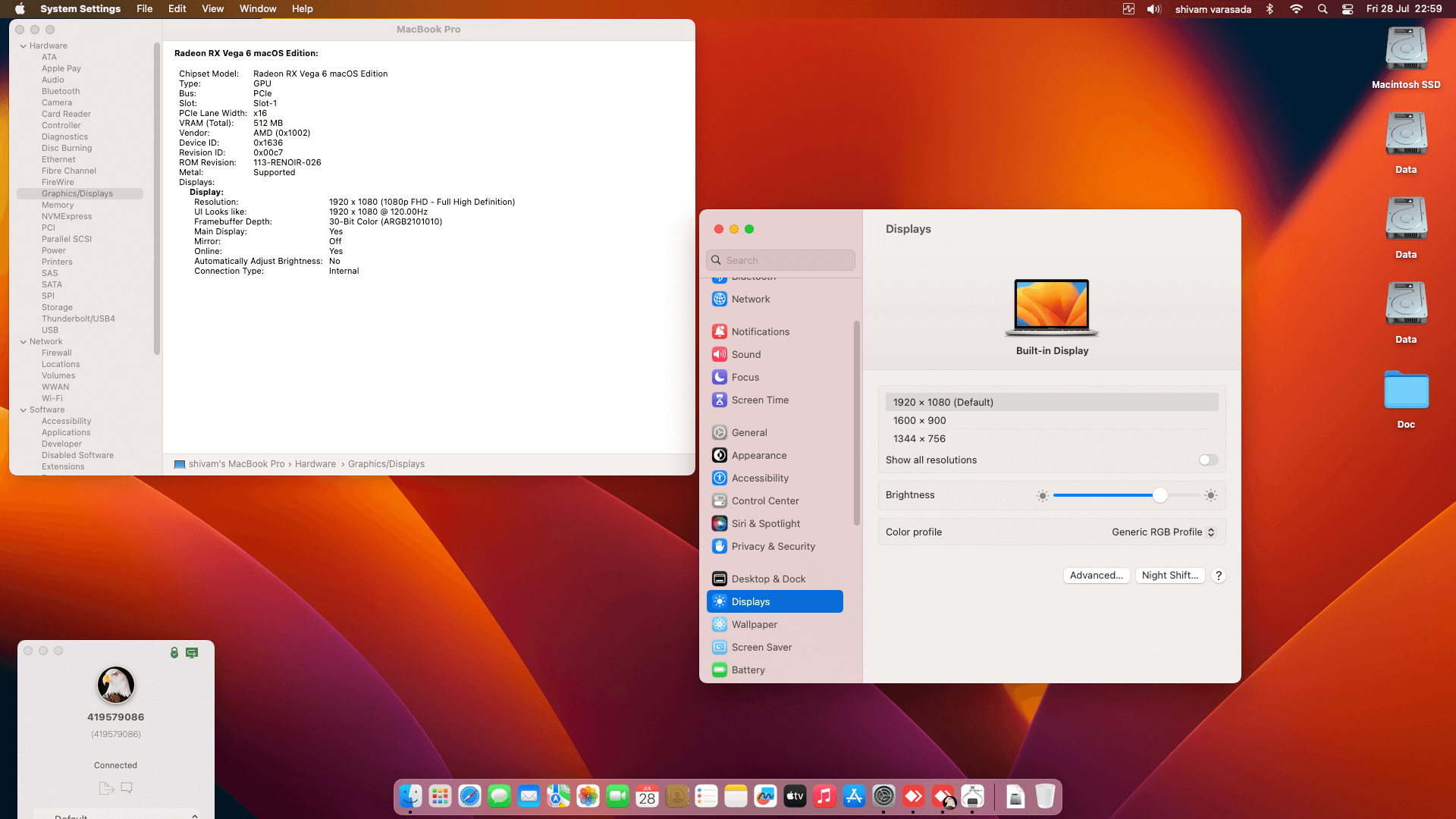 Lenovo Legion 5 15ARH05a [AMD Ryzen 5 4600H + Radeon RX Vega 6 + I2C]   OpenCore 1